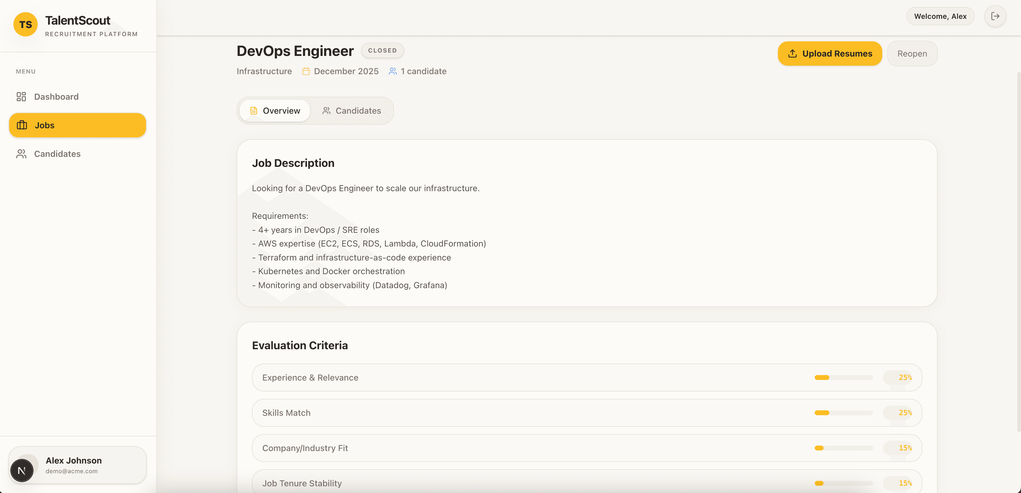 Talent Scout detail 2
