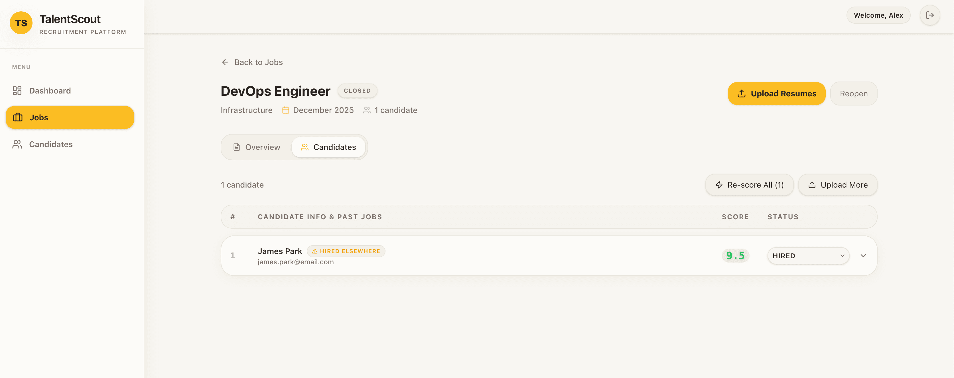 Talent Scout detail 3